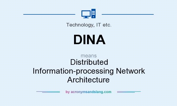 What does DINA mean? It stands for Distributed Information-processing Network Architecture