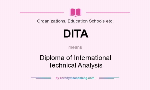What does DITA mean? It stands for Diploma of International Technical Analysis