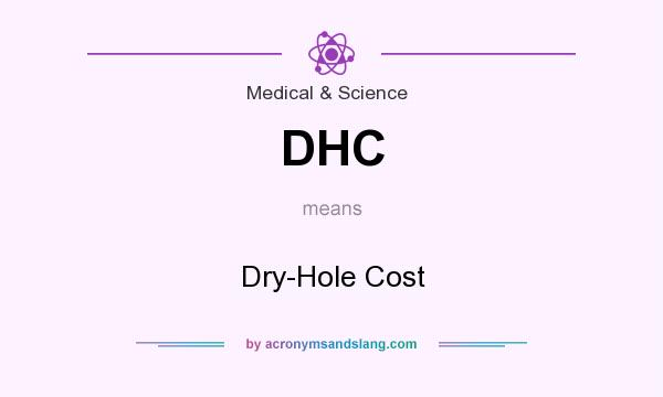 What does DHC mean? It stands for Dry-Hole Cost