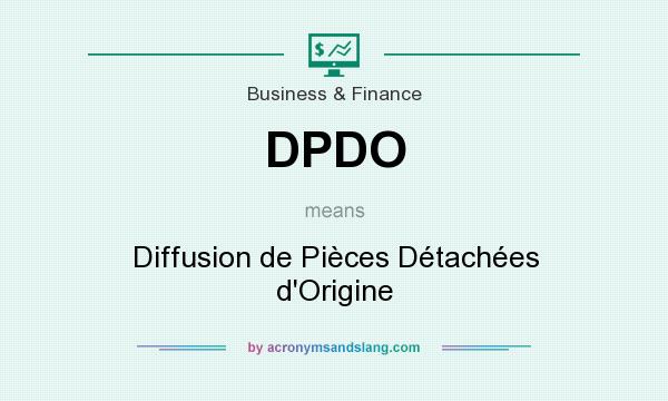 What does DPDO mean? It stands for Diffusion de Pièces Détachées d`Origine