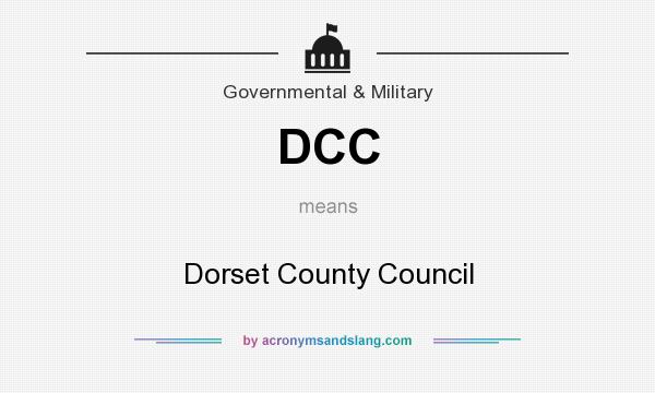 What does DCC mean? It stands for Dorset County Council