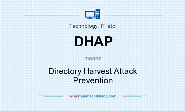 What does DHAP mean? It stands for Directory Harvest Attack Prevention