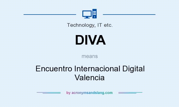 What does DIVA mean? It stands for Encuentro Internacional Digital Valencia