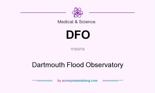 What does DFO mean? It stands for Dartmouth Flood Observatory