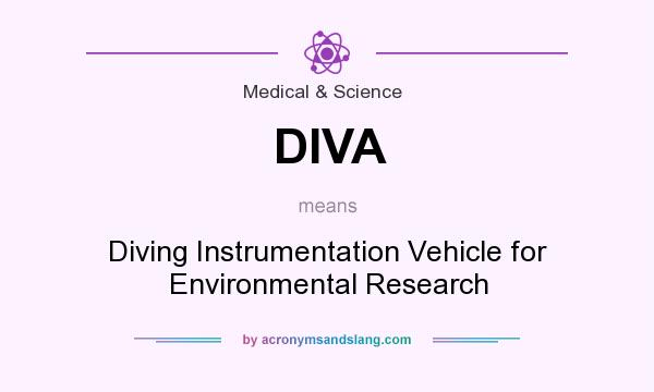 What does DIVA mean? It stands for Diving Instrumentation Vehicle for Environmental Research