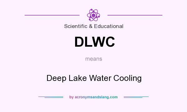 What does DLWC mean? It stands for Deep Lake Water Cooling