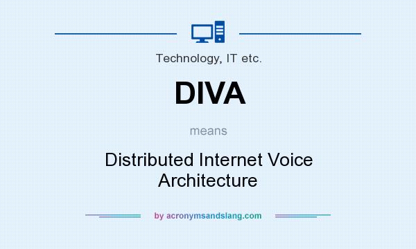 What does DIVA mean? It stands for Distributed Internet Voice Architecture