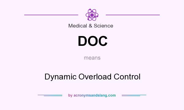 What does DOC mean? It stands for Dynamic Overload Control