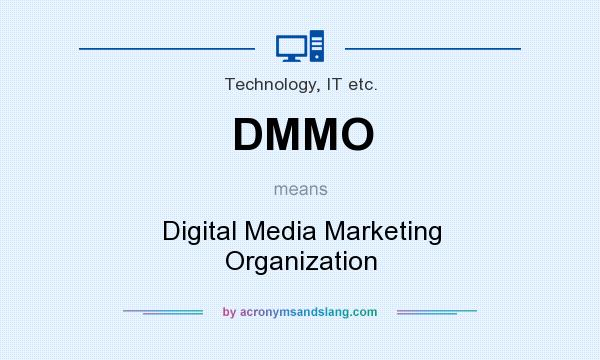 What does DMMO mean? It stands for Digital Media Marketing Organization
