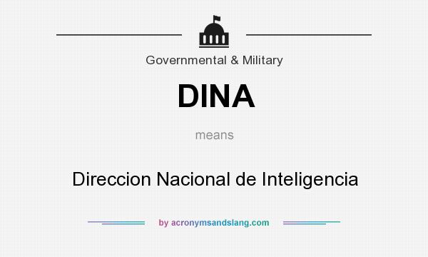 What does DINA mean? It stands for Direccion Nacional de Inteligencia
