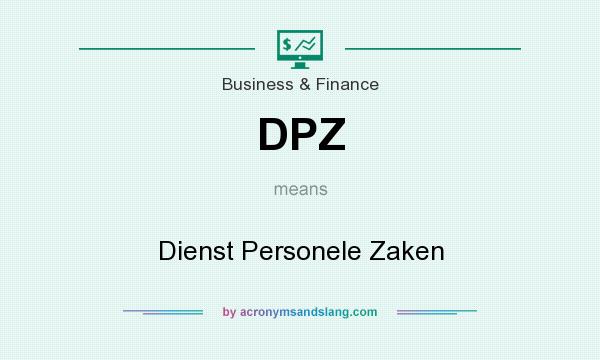 What does DPZ mean? It stands for Dienst Personele Zaken