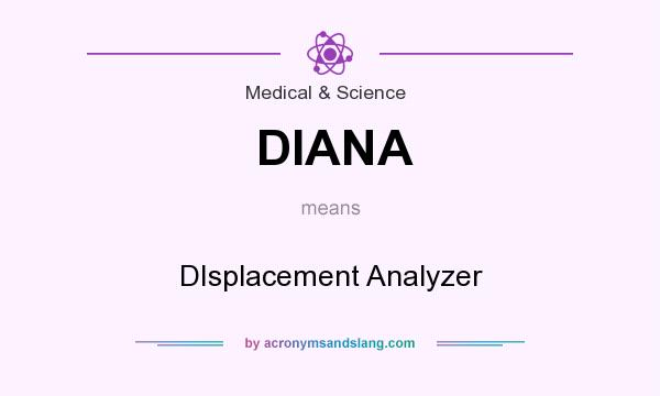 What does DIANA mean? It stands for DIsplacement Analyzer