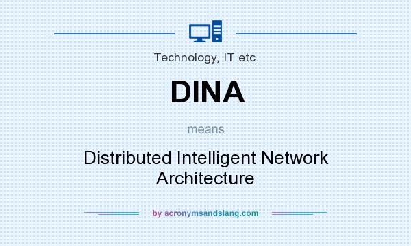 What does DINA mean? It stands for Distributed Intelligent Network Architecture