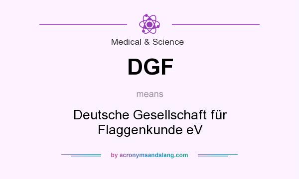 What does DGF mean? It stands for Deutsche Gesellschaft für Flaggenkunde eV