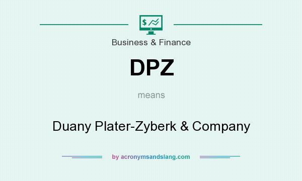 What does DPZ mean? It stands for Duany Plater-Zyberk & Company