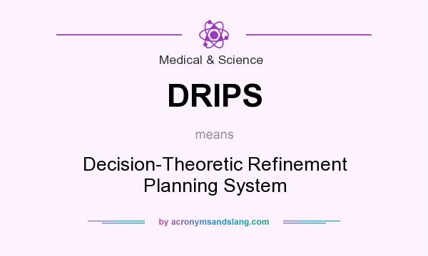 What does DRIPS mean? It stands for Decision-Theoretic Refinement Planning System