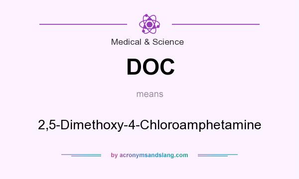 What does DOC mean? It stands for 2,5-Dimethoxy-4-Chloroamphetamine