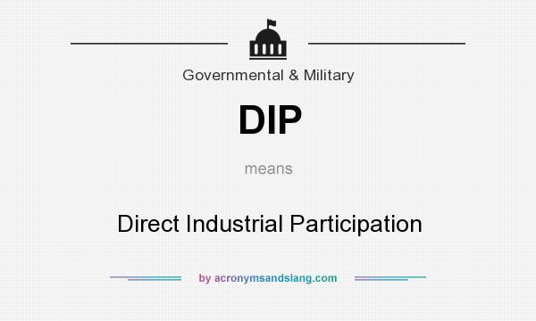 What does DIP mean? It stands for Direct Industrial Participation