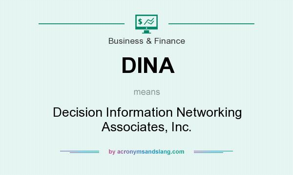 What does DINA mean? It stands for Decision Information Networking Associates, Inc.