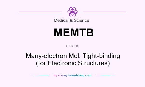 What does MEMTB mean? It stands for Many-electron Mol. Tight-binding (for Electronic Structures)