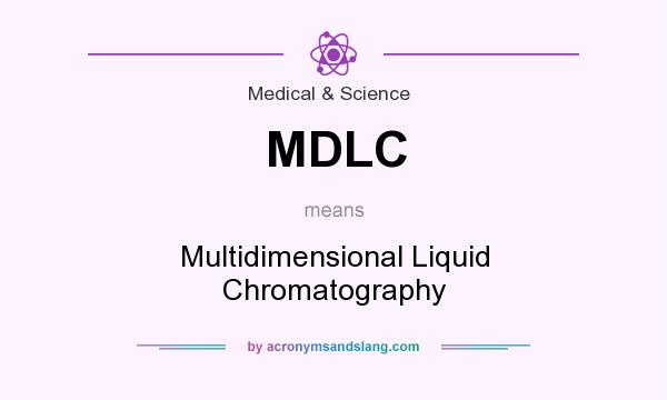 What does MDLC mean? It stands for Multidimensional Liquid Chromatography