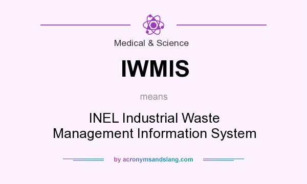 What does IWMIS mean? It stands for INEL Industrial Waste Management Information System