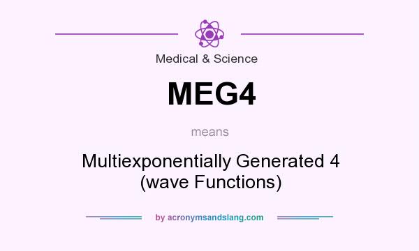 What does MEG4 mean? It stands for Multiexponentially Generated 4 (wave Functions)