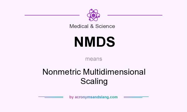 What does NMDS mean? It stands for Nonmetric Multidimensional Scaling
