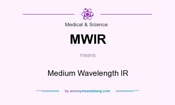 What does MWIR mean? It stands for Medium Wavelength IR