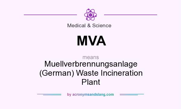 What does MVA mean? It stands for Muellverbrennungsanlage (German) Waste Incineration Plant