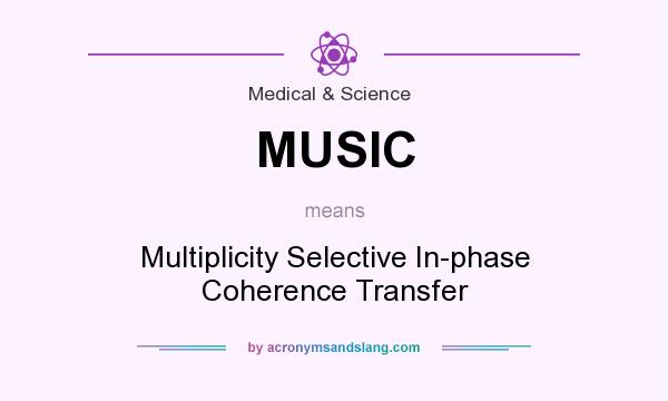 What does MUSIC mean? It stands for Multiplicity Selective In-phase Coherence Transfer