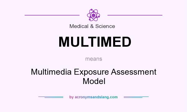 What does MULTIMED mean? It stands for Multimedia Exposure Assessment Model
