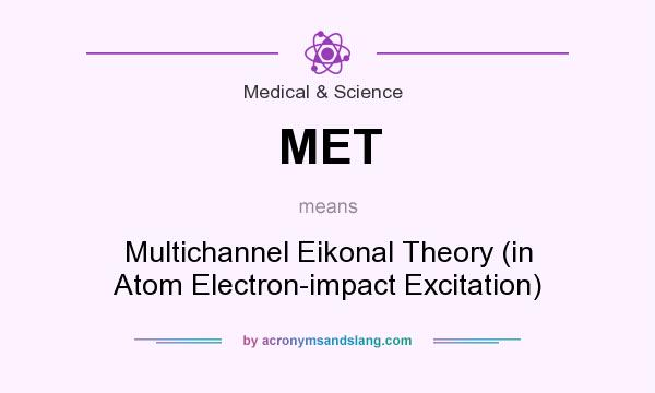 What does MET mean? It stands for Multichannel Eikonal Theory (in Atom Electron-impact Excitation)