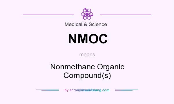 What does NMOC mean? It stands for Nonmethane Organic Compound(s)
