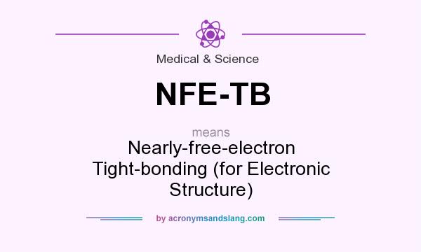 What does NFE-TB mean? It stands for Nearly-free-electron Tight-bonding (for Electronic Structure)