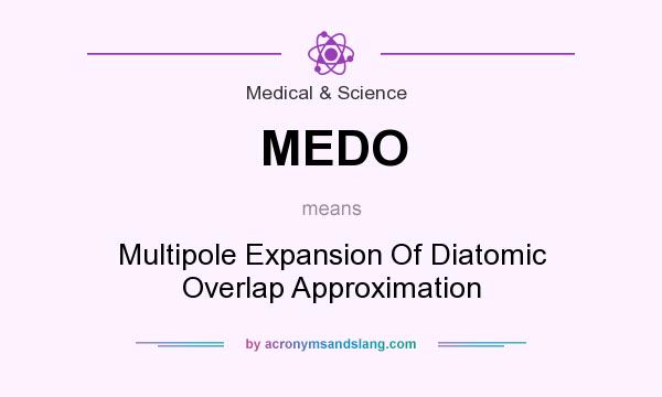 What does MEDO mean? It stands for Multipole Expansion Of Diatomic Overlap Approximation