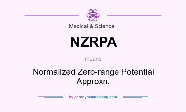 What does NZRPA mean? It stands for Normalized Zero-range Potential Approxn.