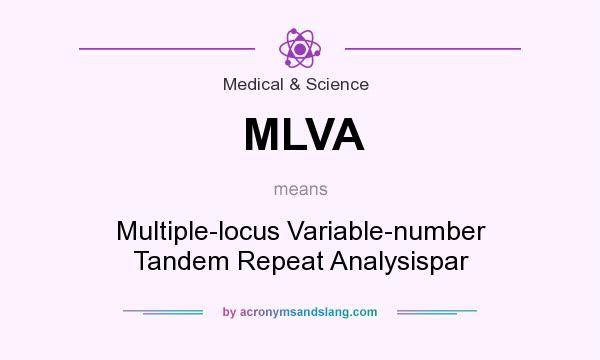 What does MLVA mean? It stands for Multiple-locus Variable-number Tandem Repeat Analysispar