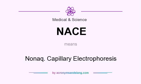 What does NACE mean? It stands for Nonaq. Capillary Electrophoresis