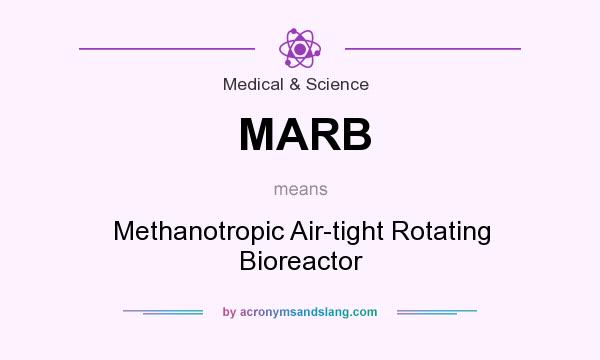 What does MARB mean? It stands for Methanotropic Air-tight Rotating Bioreactor