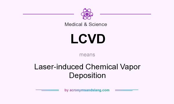 What does LCVD mean? It stands for Laser-induced Chemical Vapor Deposition
