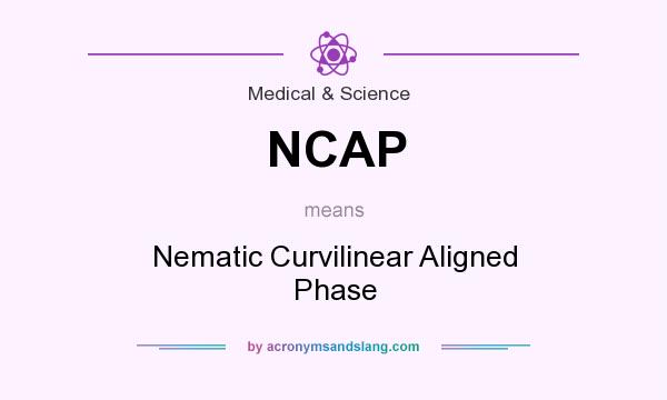 What does NCAP mean? It stands for Nematic Curvilinear Aligned Phase