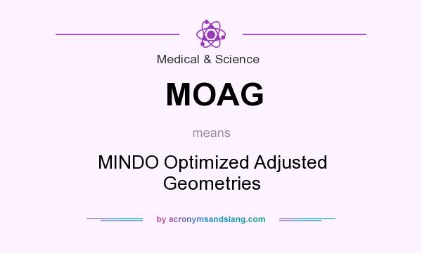 What does MOAG mean? It stands for MINDO Optimized Adjusted Geometries