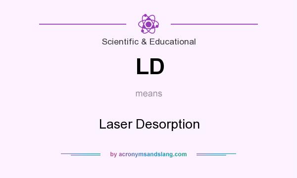 What does LD mean? It stands for Laser Desorption