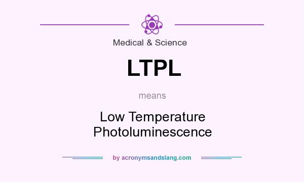What does LTPL mean? It stands for Low Temperature Photoluminescence