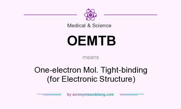 What does OEMTB mean? It stands for One-electron Mol. Tight-binding (for Electronic Structure)