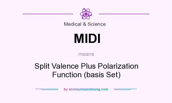 What does MIDI mean? It stands for Split Valence Plus Polarization Function (basis Set)