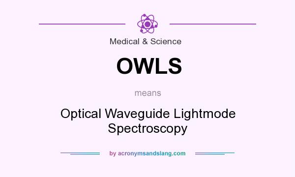 What does OWLS mean? It stands for Optical Waveguide Lightmode Spectroscopy