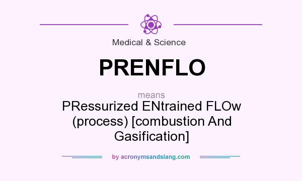What does PRENFLO mean? It stands for PRessurized ENtrained FLOw (process) [combustion And Gasification]
