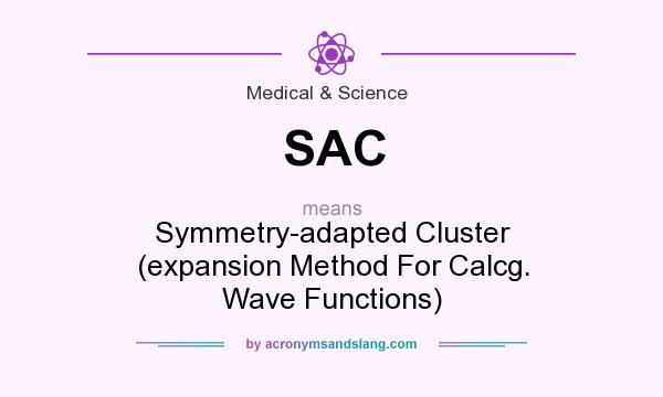 What does SAC mean? It stands for Symmetry-adapted Cluster (expansion Method For Calcg. Wave Functions)